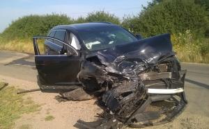 ACCIDENT ÎNFIORĂTOR lângă Satu Mare! Mai multe VICTIME, după ce un Audi Q7 a SPULBERAT un Ford Galaxy (VIDEO DRAMATIC)