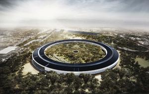 "Nava spațială" Apple Park, noul sediu al gigantului american, unde cel mai probabil va fi lansat următorul iPhone