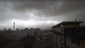 Scene terifiante: momentul când furtuna ucigașă din Timișoara se dezlănțuie