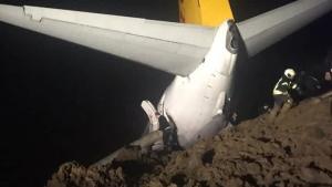 Un avion cu 168 de oameni a ratat aterizarea în Turcia