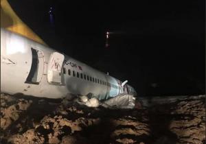 Un avion cu 168 de oameni a ratat aterizarea în Turcia