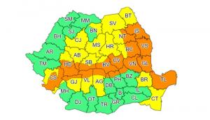 România, sub cod portocaliu de ninsori. Infotrafic: Situația drumurilor închise