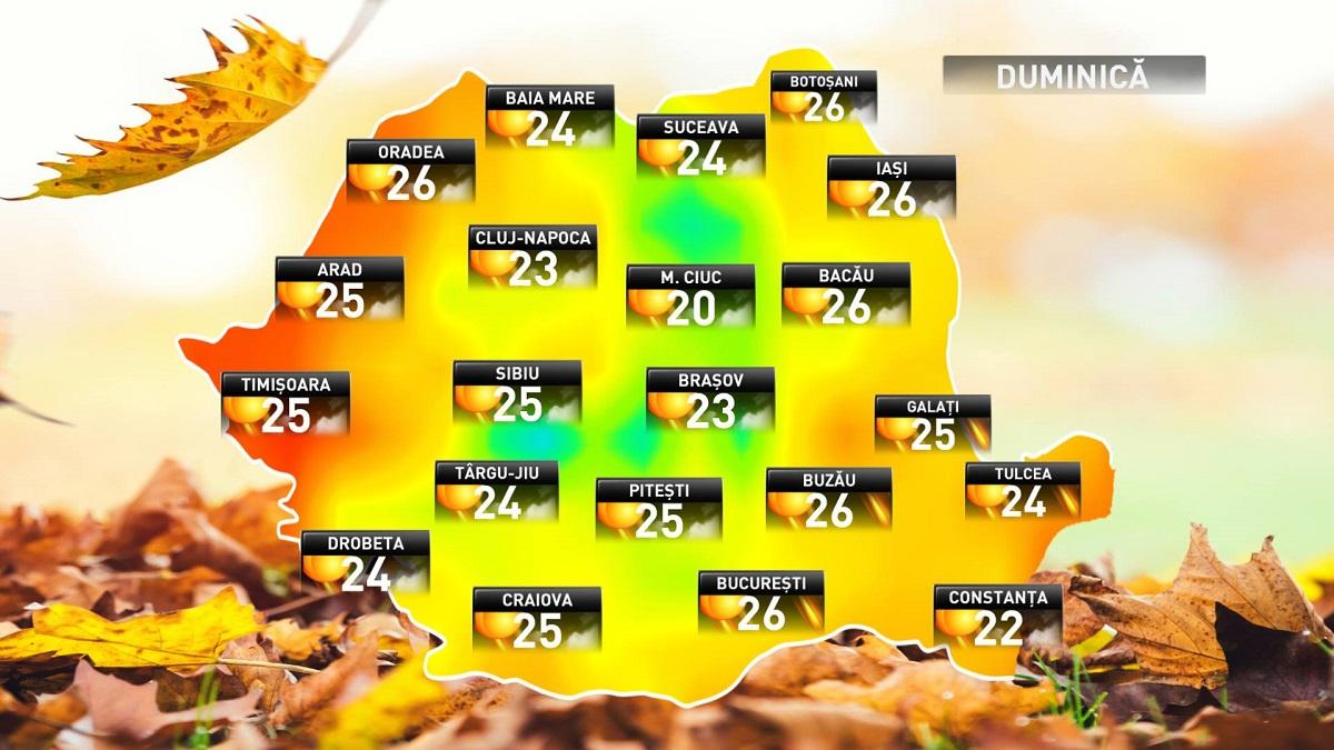 Vremea 28 Octombrie 2018 Prognoza Meteo AnunÈ›Äƒ Temperaturi De VarÄƒ