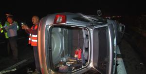 Şase maşini s-au făcut praf pe A1 Bucureşti - Piteşti. Şapte victime în urma accidentului în lanţ, autostrada blocată două ore (Video)