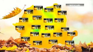Vremea 31 octombrie. Prognoza meteo anunță temperaturi de 27 de grade