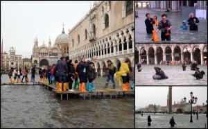 Veneția este sub ape, după o furtună care a adus cantități record de precipitații