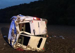 Cinci români, victime ale unui accident de microbuz în Germania. Şoferul era beat, doi oameni sunt în stare critică