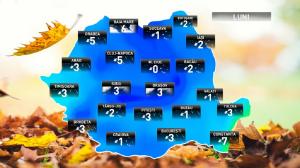 Vremea 19 noiembrie. Prognoza meteo anunță ger, ninsori și ploi în toată țara