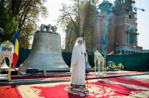 Clopotul Catedralei Mântuirii Neamului, cu chipul Patriarhului Daniel, stabilieşte un record mondial