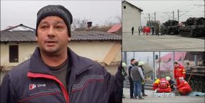 Mărturii cutremurătoare de la locul tragediei din Alba Iulia, unde un militar a murit electrocutat: "L-a aruncat ca pe o păpuşă!"
