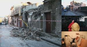 Imagini dramatice după cutremurul care a zguduit Sicilia, în această dimineaţă (Video)