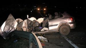 Accident groaznic pe centura Cluj-Napoca. A murit pe loc după ce a intrat cu maşina pe contrasens şi s-a ciocnit frontal cu un TIR
