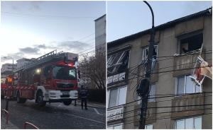 Scene dramatice la Bistrița! Un bărbat s-a aruncat de la etajul 4 al unui bloc, la scurt timp o explozie i-a distrus apartamentul