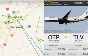 Aterizare de urgenţă pe Otopeni! Cursa București - Tel Aviv s-a întors pentru că ieşea fum dintr-un motor