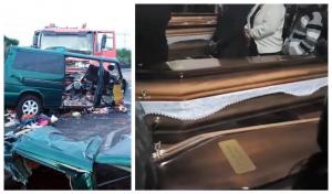 Rudele şoferului microbuzului în care au murit 9 români acuză: "Şi şoferul basculantei e vinovat, de ce n-a dat flash-uri?"