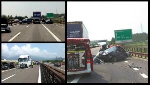 Un TIR românesc a produs un accident teribil în Italia. Un mort, nouă răniţi şi cinci autoturisme distruse