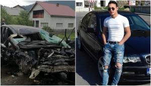 El e adolescentul de 19 ani care a murit după ce a intrat cu BMW-ul într-o terasă, la Fărcaşa, în Neamţ. Acul vitezometrului s-a blocat la 180 km/h