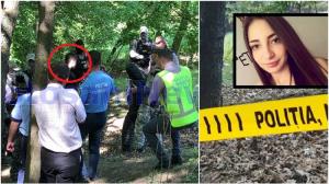 Criminalul din Botoşani a revenit în pădurea unde a ucis-o pe Petronela! Băiatul s-a pus în genunchi şi a reconstituit momentul omorului (Video)