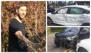Calvin Harris, implicat într-un grav accident de maşină în Los Angeles. Gestul celebrului DJ, imediat după impact, a stârnit revoltă (Video)
