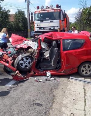 Accidentul mortal de pe DN1, provocat de şoferul autoturismului, care gonea nebuneşte cu soţia şi cei 2 copii în maşină (Video)