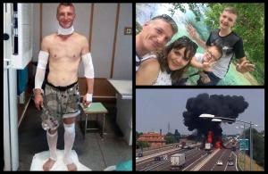 Mărturia şoferului român rănit în infernul de pe autostrada din Bologna: "Fugeam de flăcări şi în faţa ochilor îi vedeam pe băieţii mei şi pe soţia mea!"