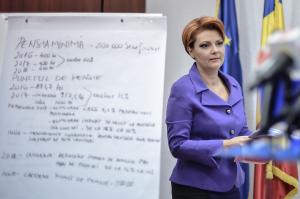 Lia Olguța Vasilescu anunță că pensiile se dublează în următorii 4 ani. Ministrul Muncii prezintă noua formulă de calcul a pensiei