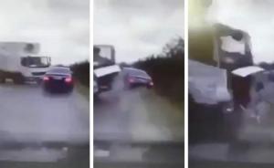 Şoferul camionului care a intrat în maşina lui Igor Dodon, preşedintele Moldovei, a povestit cum a avut loc accidentul