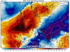 Minus 12 grade în România săptămâna viitoare. Anunțul meteorologilor Severe Weather Europe