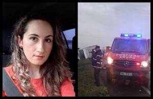 Ea e tânăra de 27 de ani care a murit în cumplitul accident de la Golești, Vrancea. Șoferița a intrat cu mașina într-un TIR