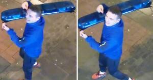 Tânăr care a furat girofarul unei maşini de poliţie, căutat în Marea Britanie