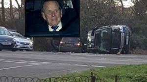 Prințul Philip s-a răsturnat cu mașina sa, Range Rover, într-un accident în apropiere de reședința reginei Elisabeta a II-a (Video)