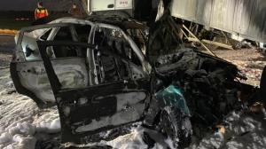 Şofer de TIR erou în Germania. A salvat două femei şi un bărbat dintr-o maşină care ardea sub camionul lui