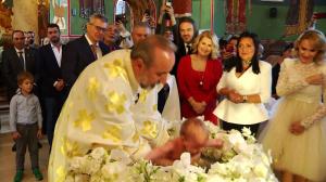 Alessandra Stoicescu şi-a botezat fiica, Sara Maria Francesca