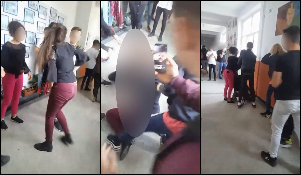 BÄƒtaie Intre Eleve La Colegiul Andronic Motrescu RÄƒdÄƒuÅ£i Video