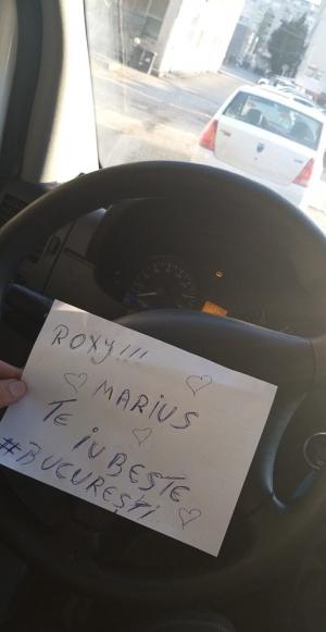 "Roxy, Marius te iubeşte!" Zeci de şoferi români din toată lumea transmit acest mesaj pe Facebook