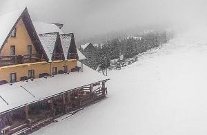 Ninge la munte, este cod galben de ninsori în 12 judeţe. La Rânca se deszăpezeşte (Video)