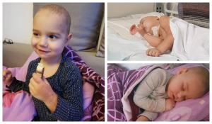 Miracol pentru Anastasia, fetiţa de doar 3 ani operată pe creier şi care acum zâmbeşte din nou