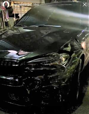 Primele imagini de la accidentul lui Dorian Popa, din Bucureşti (Video)