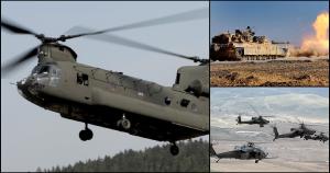 Armata americană aduce în România tancuri Abrams şi elicoptere CH-47 Chinook, Apache şi Black Hawk