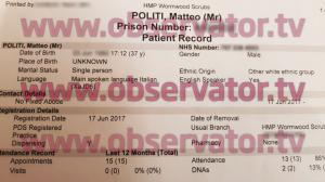 Falsul medic Matteo Politi a făcut închisoare în Marea Britanie. Documente exclusive arată că italianul a fost închis în Londra