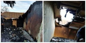 Mama unui tânăr din Oneşti, mort într-un cumplit accident chiar de ziua lui, a rămas fără casă din cauza unui incendiu