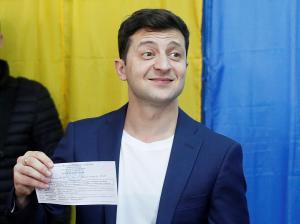Actorul de comedie Volodimir Zelensky e noul Președinte al Ucrainei