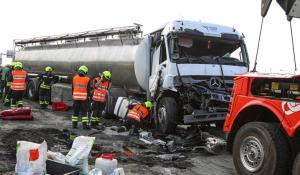 Un şofer român de TIR a închis o autostradă din Austria, după o clipă de neatenţie