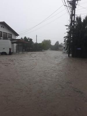 Imagini dramatice cu inundaţiile din Valea Călugărească (Foto)