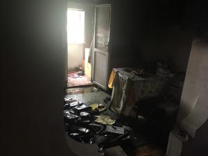 Cinci răniţi, în urma unui incendiu produs în Giurgiu (Foto)