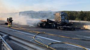 Şofer român mort în Spania. Nicu a ars în camionul aprins ca o torţă, pe autostradă
