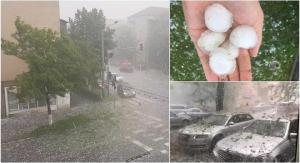 Alertă meteo în România. Ploi torenţiale, grindină şi vijelii puternice lovesc în toată ţara, până vineri seară