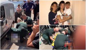 Rareş, băieţelul român căzut de la etaj, în Luton, a fost salvat şi e din nou în braţele mamei