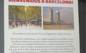 Fostul poliţist Toni Găină, vedetă la Barcelona. Oferă servicii de securitate turiştilor, contra cost