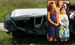 Trei surori românce, 6, 7 şi 8 ani, au murit într-un groaznic accident, în Statele Unite. Mama lor era la volan (video)